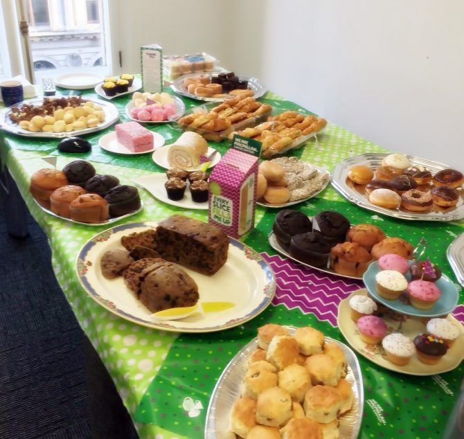 Great success with our Macmillan, World’s Biggest Coffee Morning