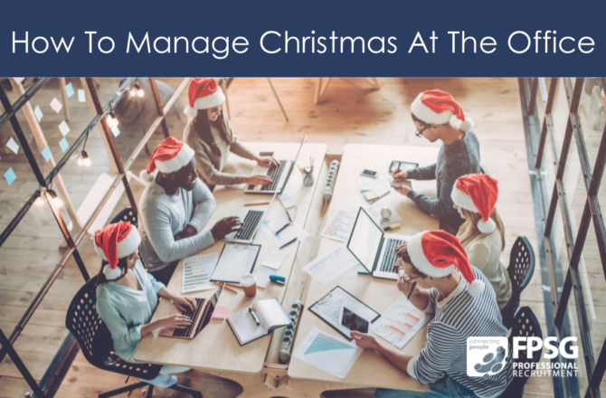 How To Manage Christmas At The Office