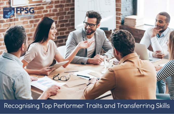 Recognising Top Performer Traits and Transferring Skills