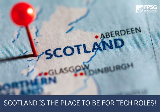 Scotland is the place to be for tech roles!